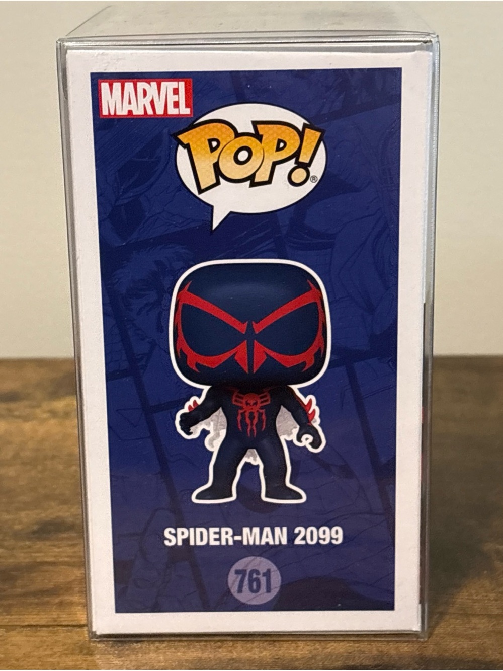 Funko Pop! Marvel Spider-Man 2099 #761 2021 Spring Convention w/ Protector - Picture 2 of 7